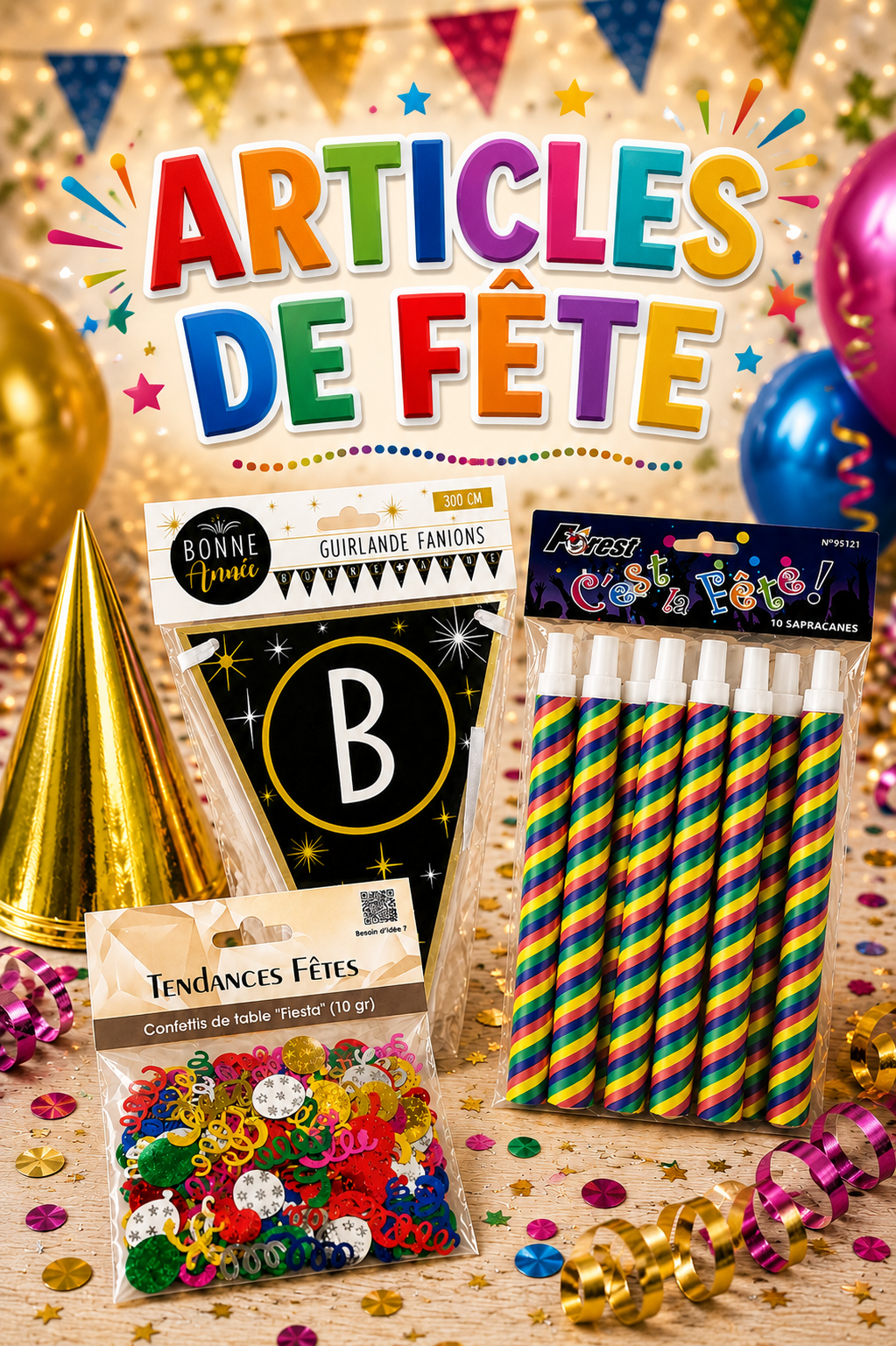 Découvrez nos articles pour faire de chaque occasion une vrai fête !