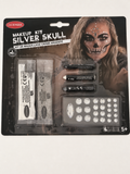 Kit de maquillage Halloween – Crâne argenté Silver Skull