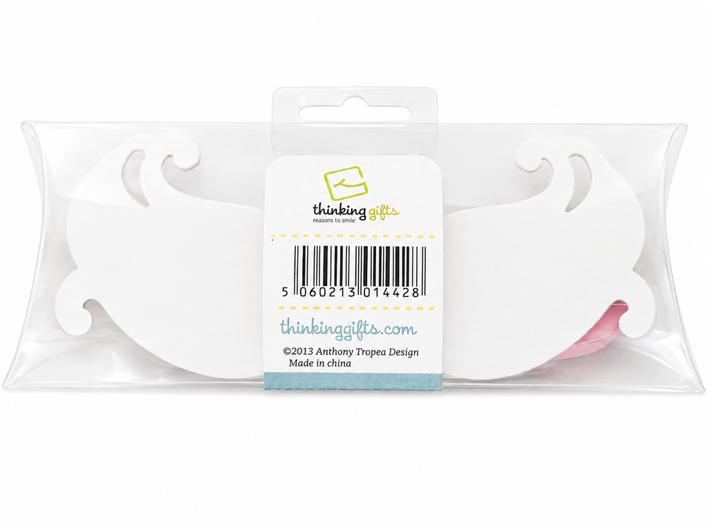 Bloc de 150 notes adhésives « Iconic Glasses » – Forme lunette rose