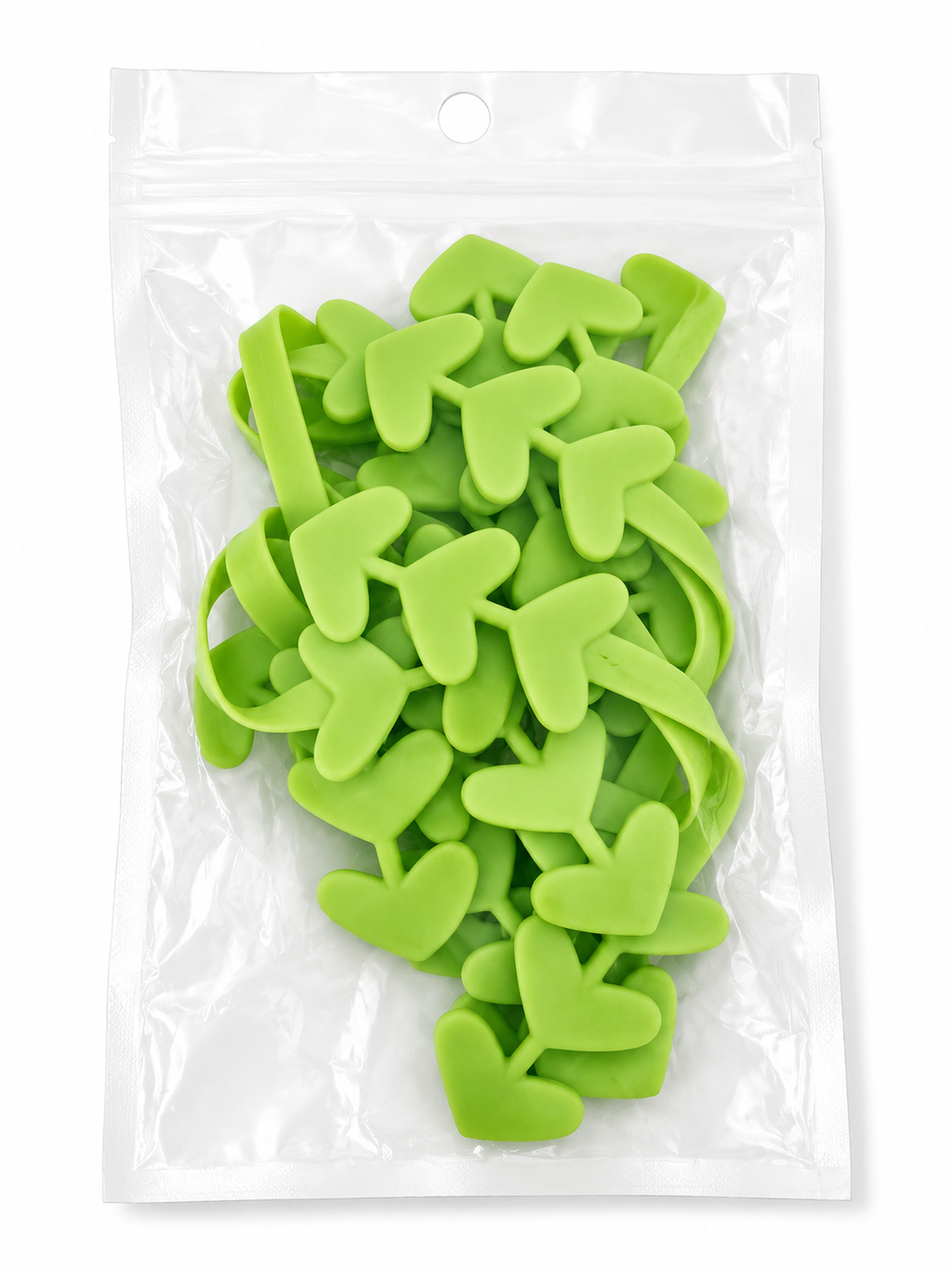Lot de 8 extenseurs de sangle en silicone – Forme cœur – Plusieurs coloris
