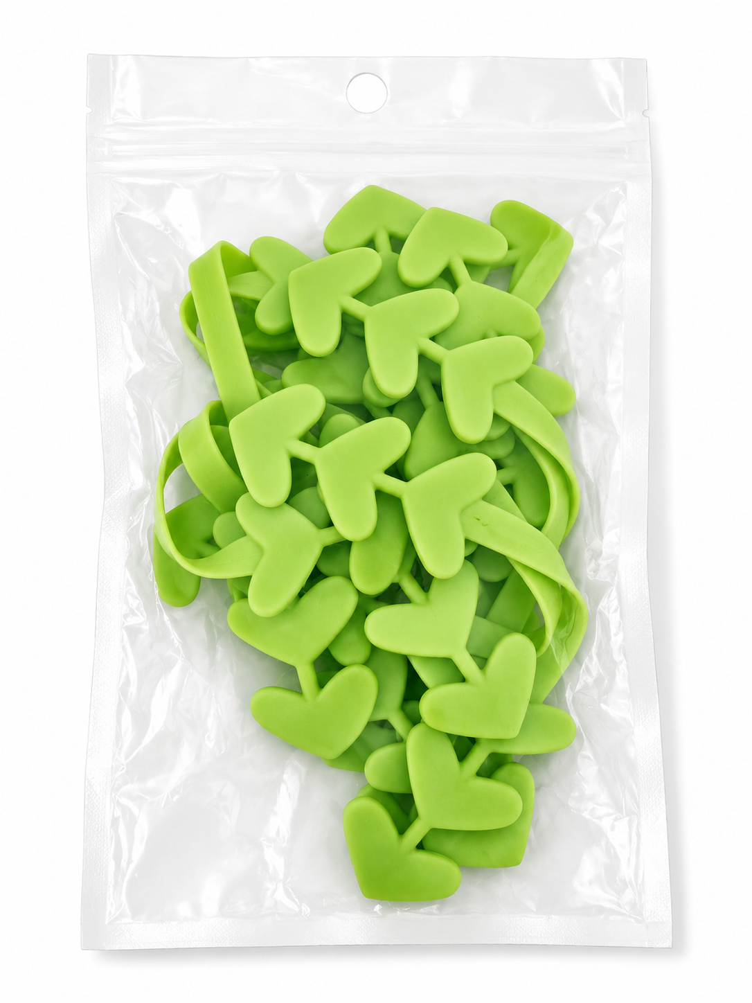 Lot de 8 extenseurs de sangle en silicone – Forme cœur – Plusieurs coloris