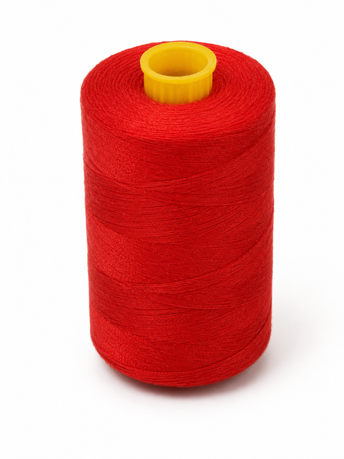 Bobine de fil rouge
