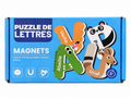 Puzzle de lettres magnétiques – Alphabet & animaux – 26 lettres – 3 ans et +