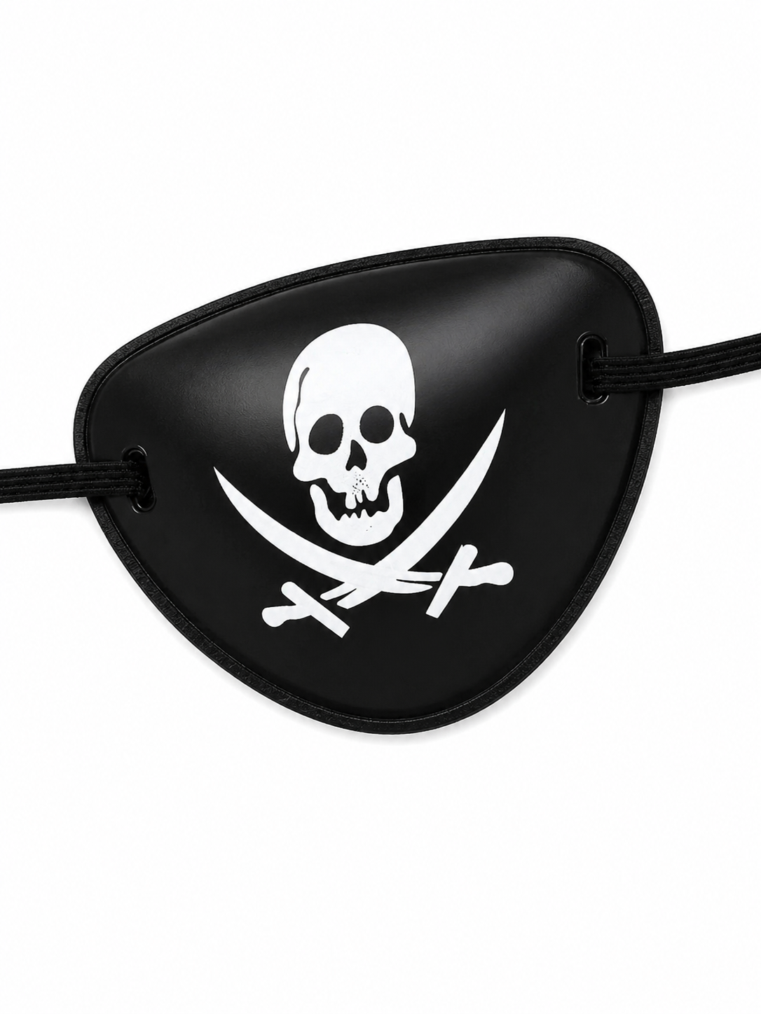 PIRATEN AUGENKLAPPE TOTENKOPF KUNSTSTOFF
