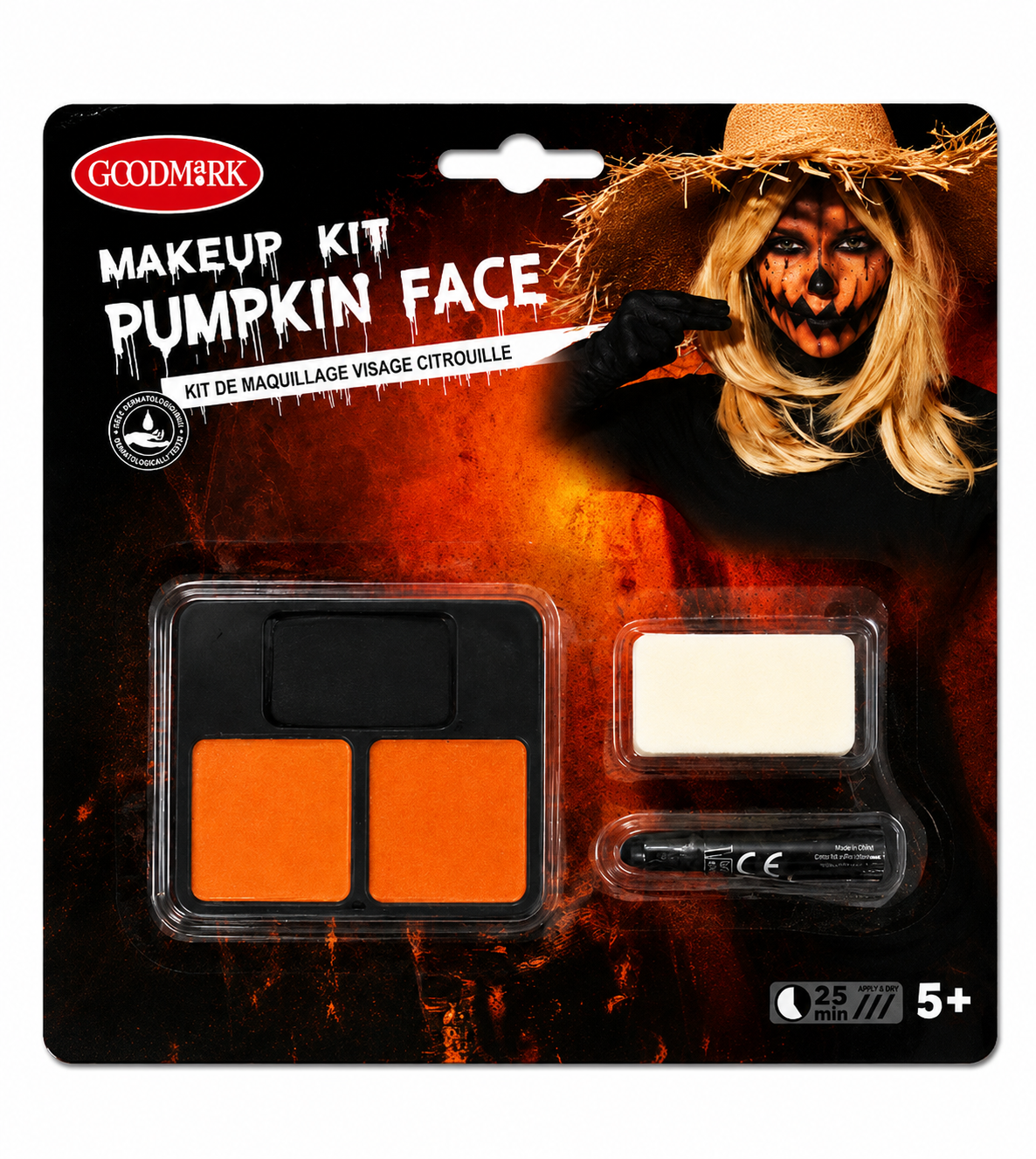 KÜRBIS-GESICHTS-MAKE-UP-SET