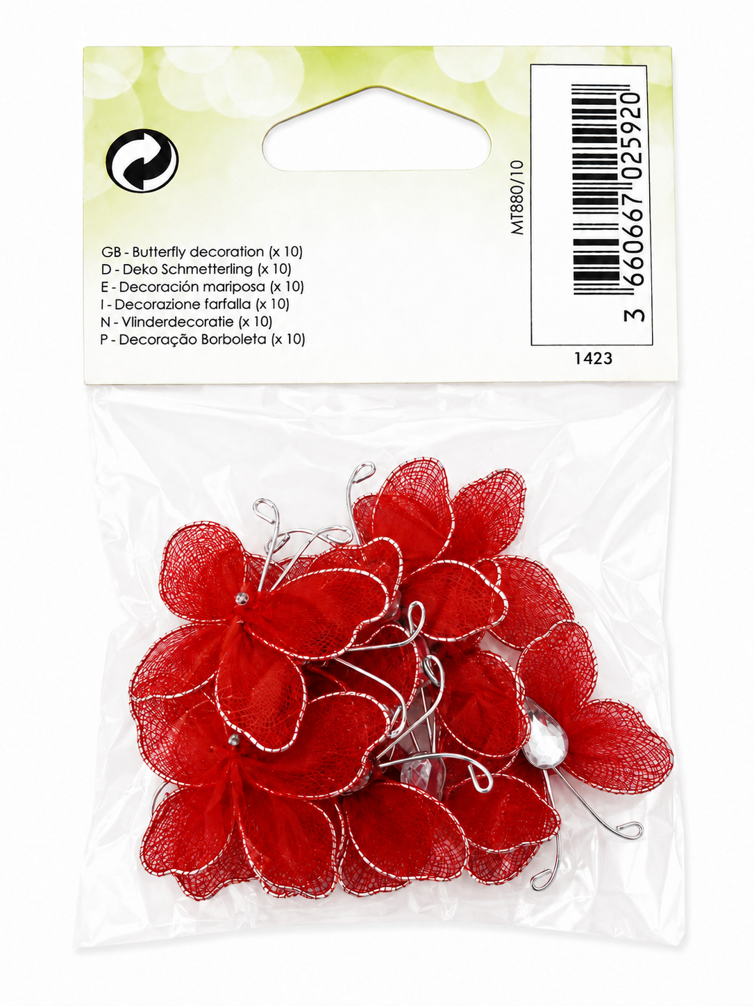 DEKO SCHMETTERLING X10