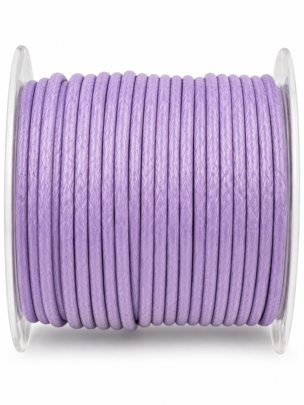 Bobine de ficelle tressée violet clair
