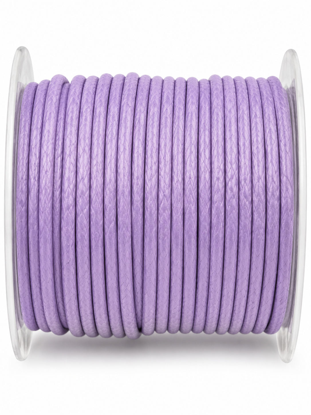 Bobine de ficelle tressée violet clair
