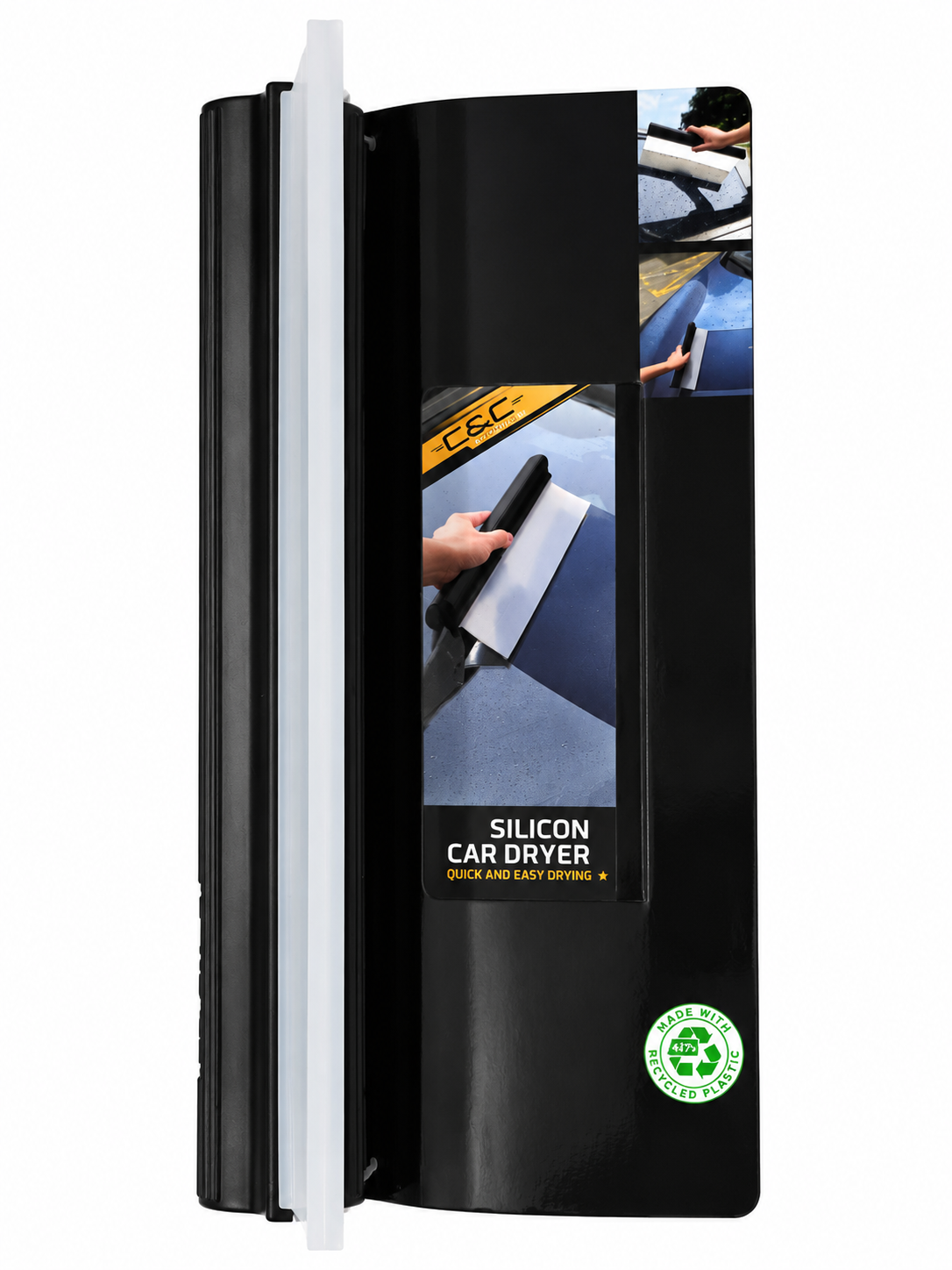 Raclette en silicone pour voiture – Séchage rapide – C&C