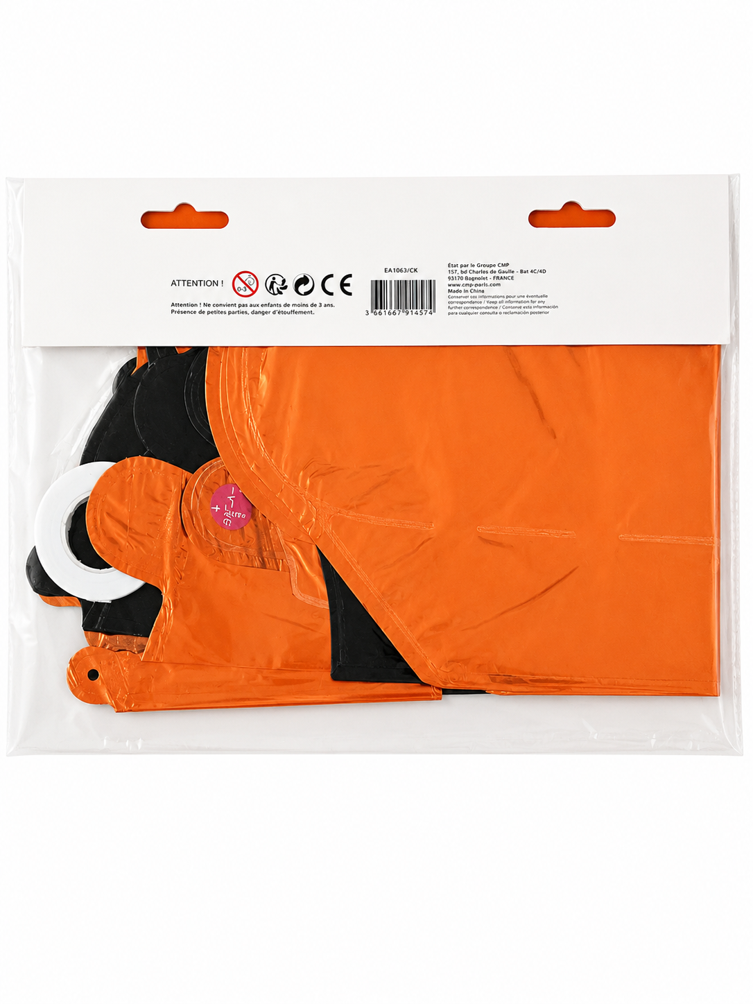 Kit de 9 ballons lettres « HALLOWEEN »
