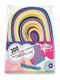 Kit créatif Grafix – 300 bandes à tresser + 200 formes à coller – 3 ans et +