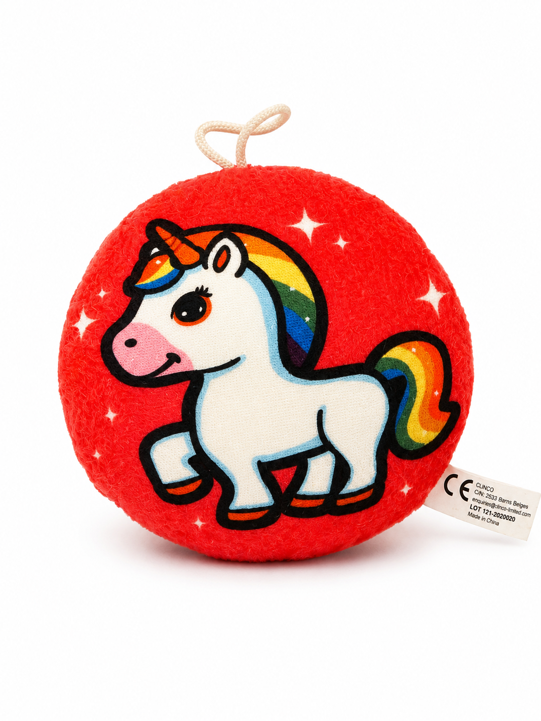 Petite peluche ronde Licorne