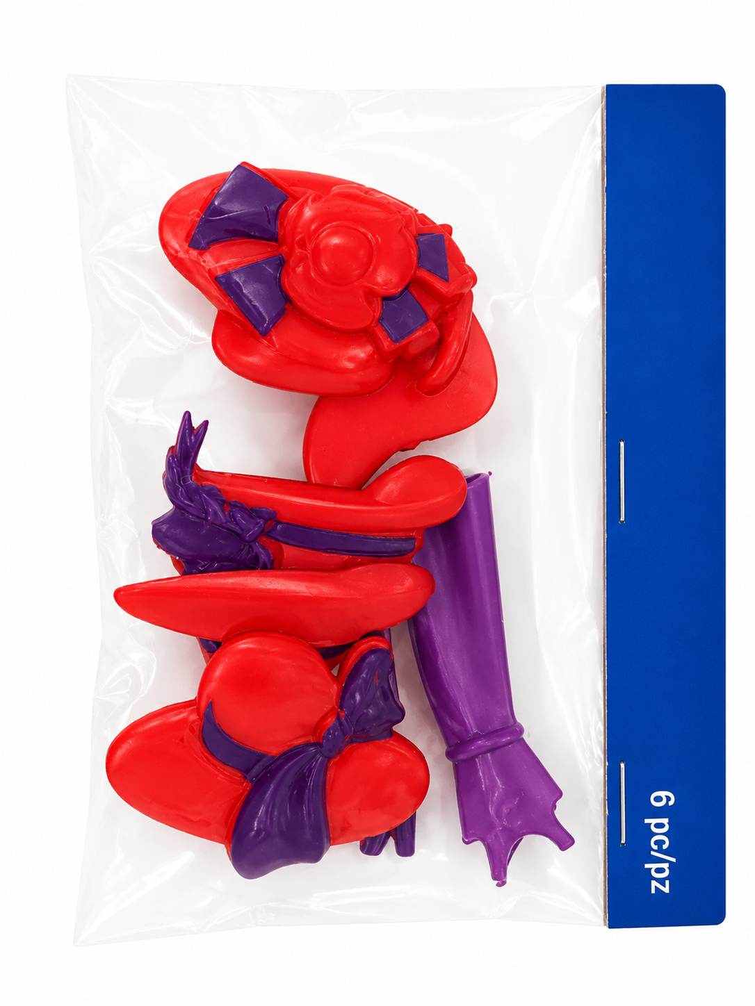 Lot de 6 boutons décoratifs fantaisie