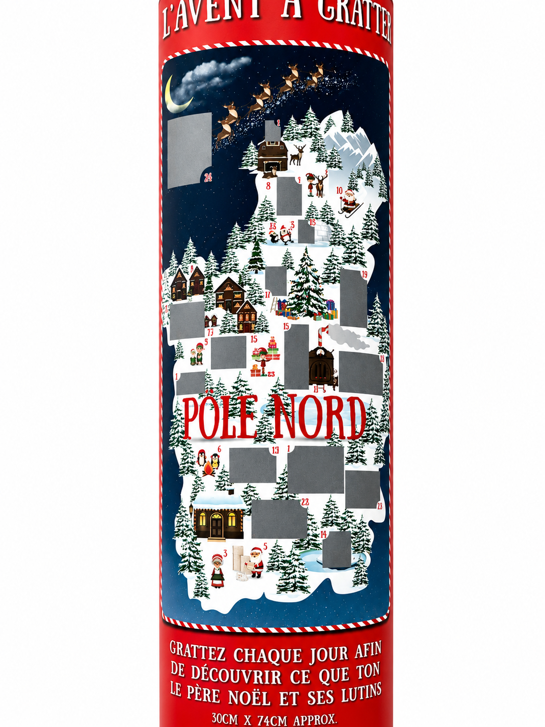 RUBBEL-ADVENTSKALENDER MODELL NORDPOL