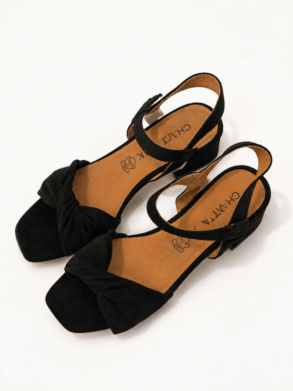 Sandales femme noires à talon – CHATTawak – Du 36 au 41