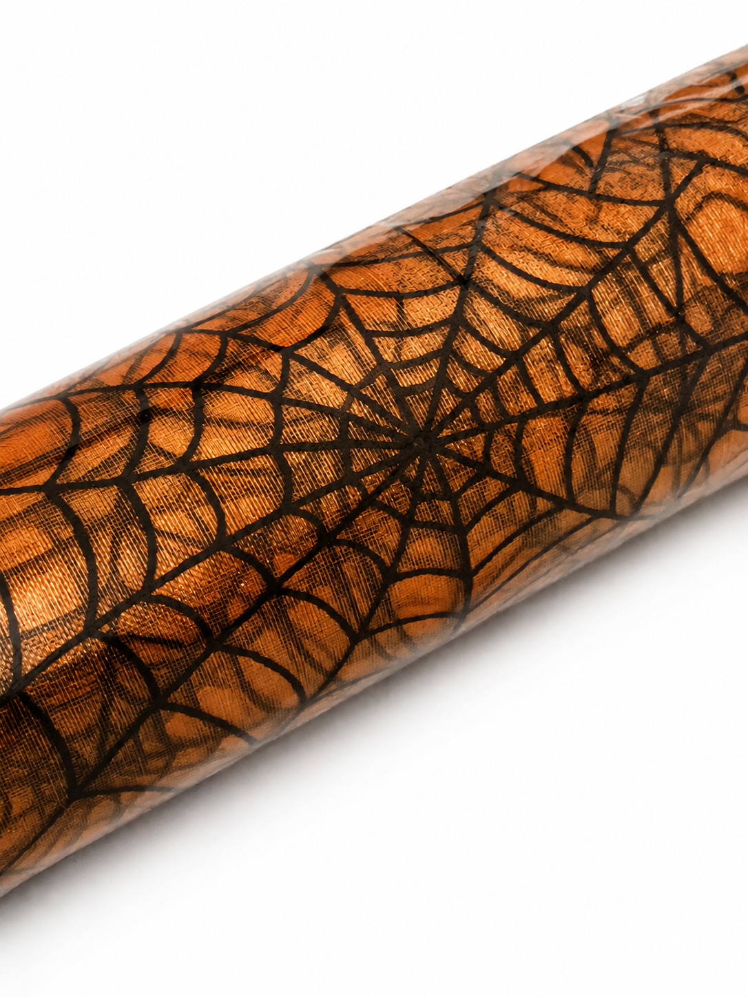 TISCHLÄUFER SPINNWEBE ORANGE UND SCHWARZ
