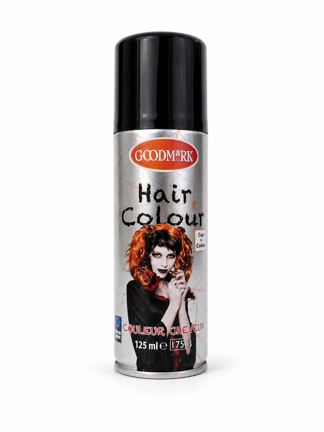 Spray couleur temporaire pour cheveux orange GOODMARK – 125 ml