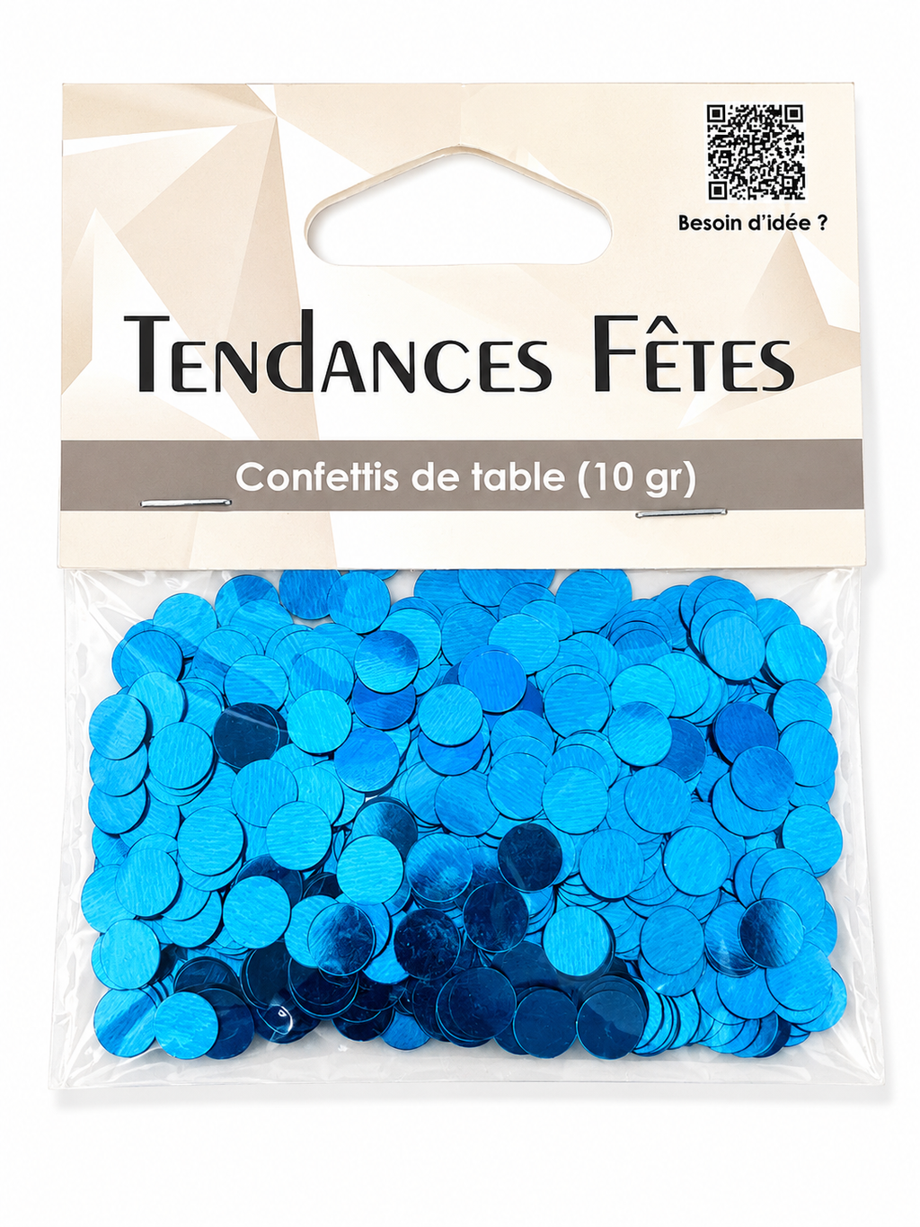 TISCHKONFETTI 10 GR RUND BLAU