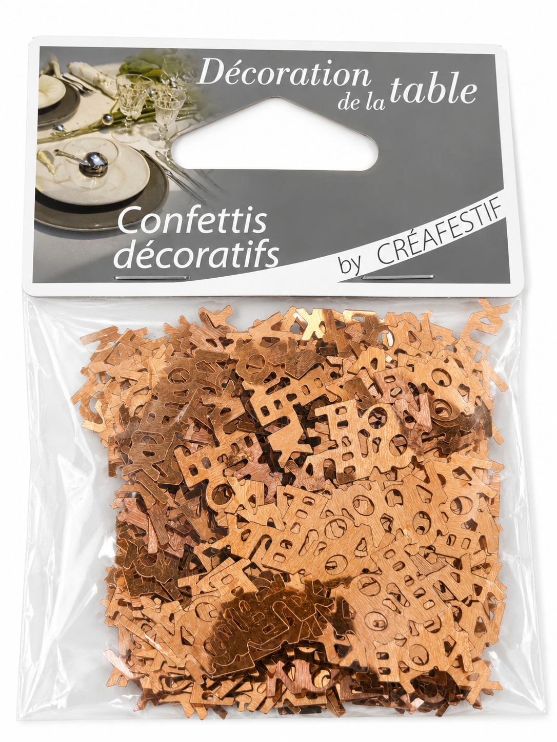 KUPFERFARBIGER DEKO-KONFETTI