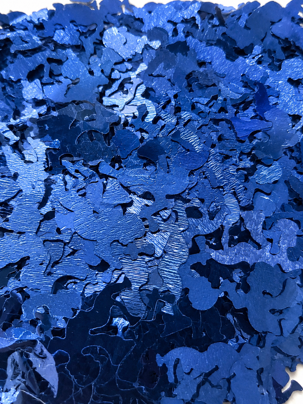 Confettis décoratifs bleus en forme d'ange
