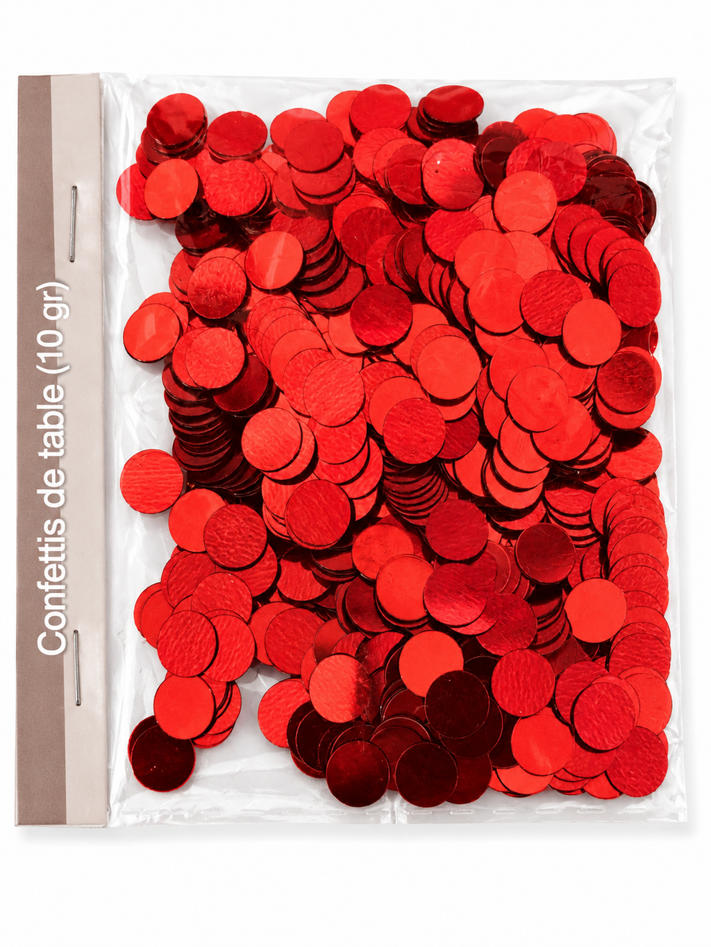 TISCHKONFETTI 10 GR RUND ROT