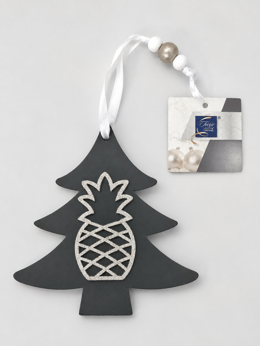 Suspension décorative Sapin avec motif Ananas