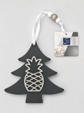 Suspension décorative Sapin avec motif Ananas