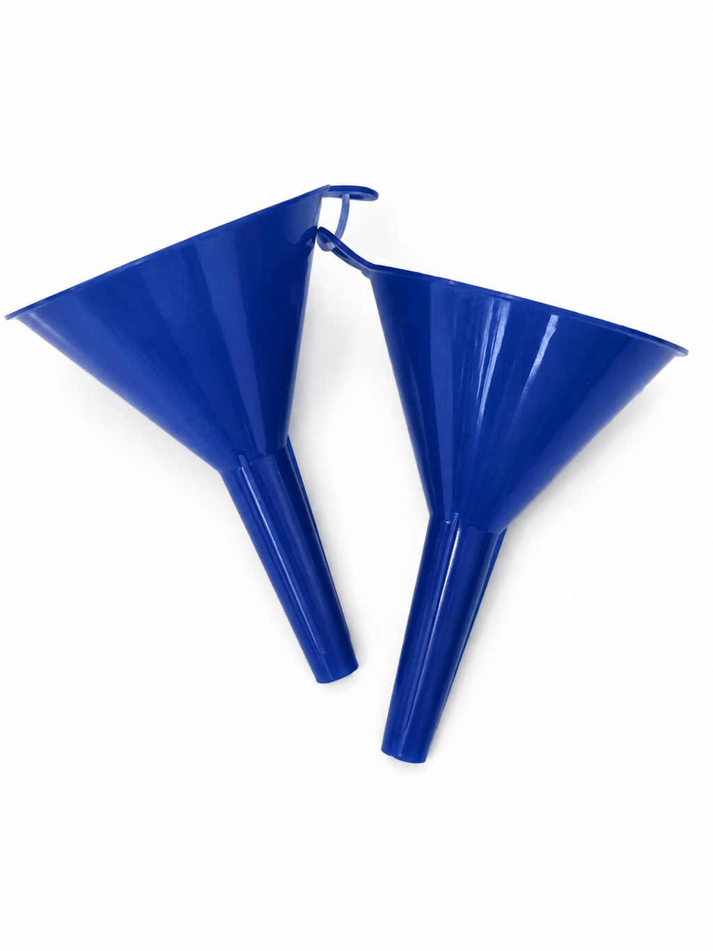 Lot de 2 entonnoirs en plastique bleu – env. 10,5 cm