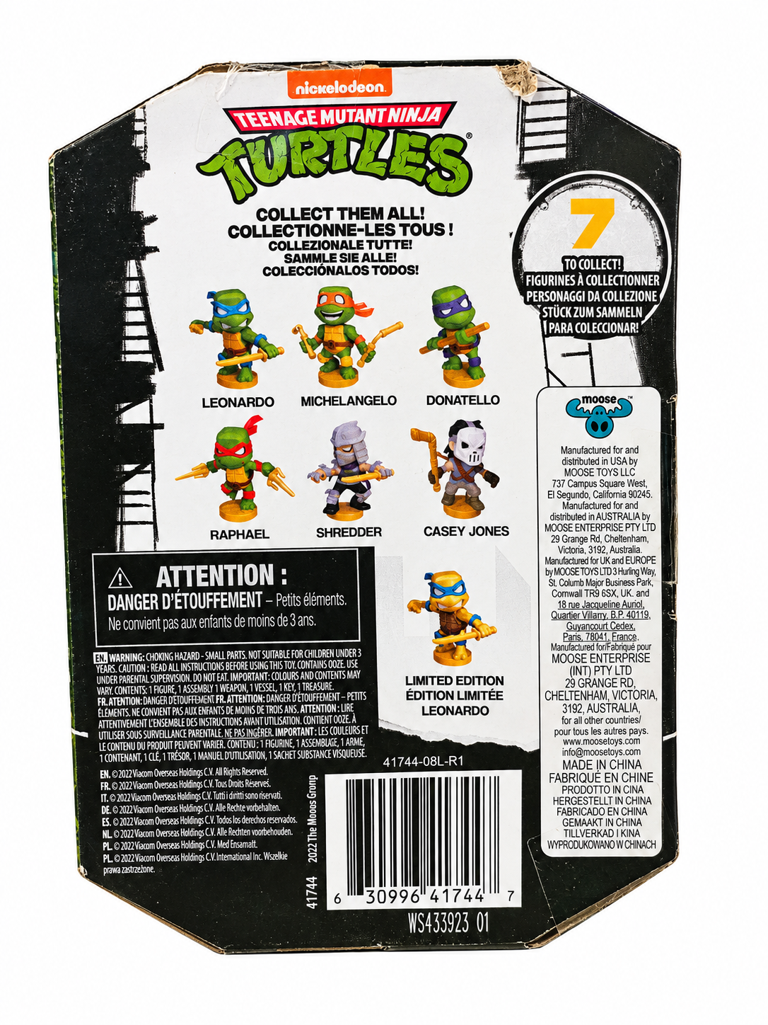 Tortues Ninja – Treasure X – Pack Sauvetage dans les Égouts – Figurine surprise – Moose Toys – Dès 5 ans