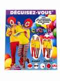Kit de déguisement Clown adulte – 5 accessoires