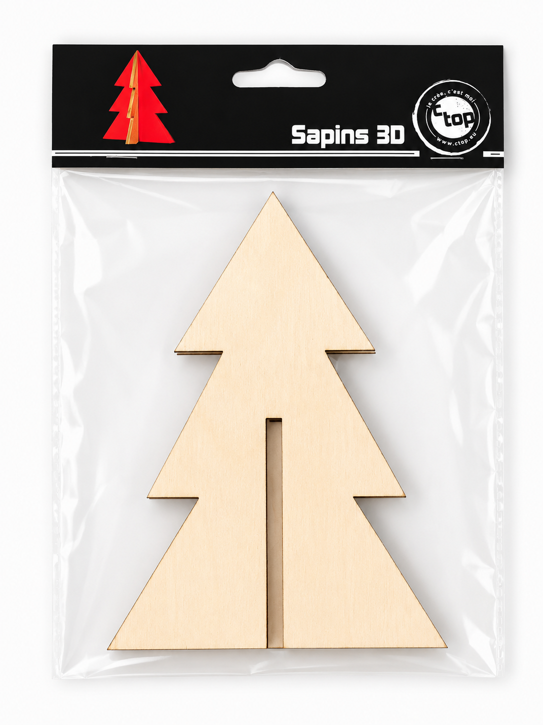 Tannenbaum aus Holz zum Zusammenbauen