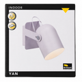 Applique murale intérieure BRILLIANT YAN – E27 – 30 W – 3 coloris