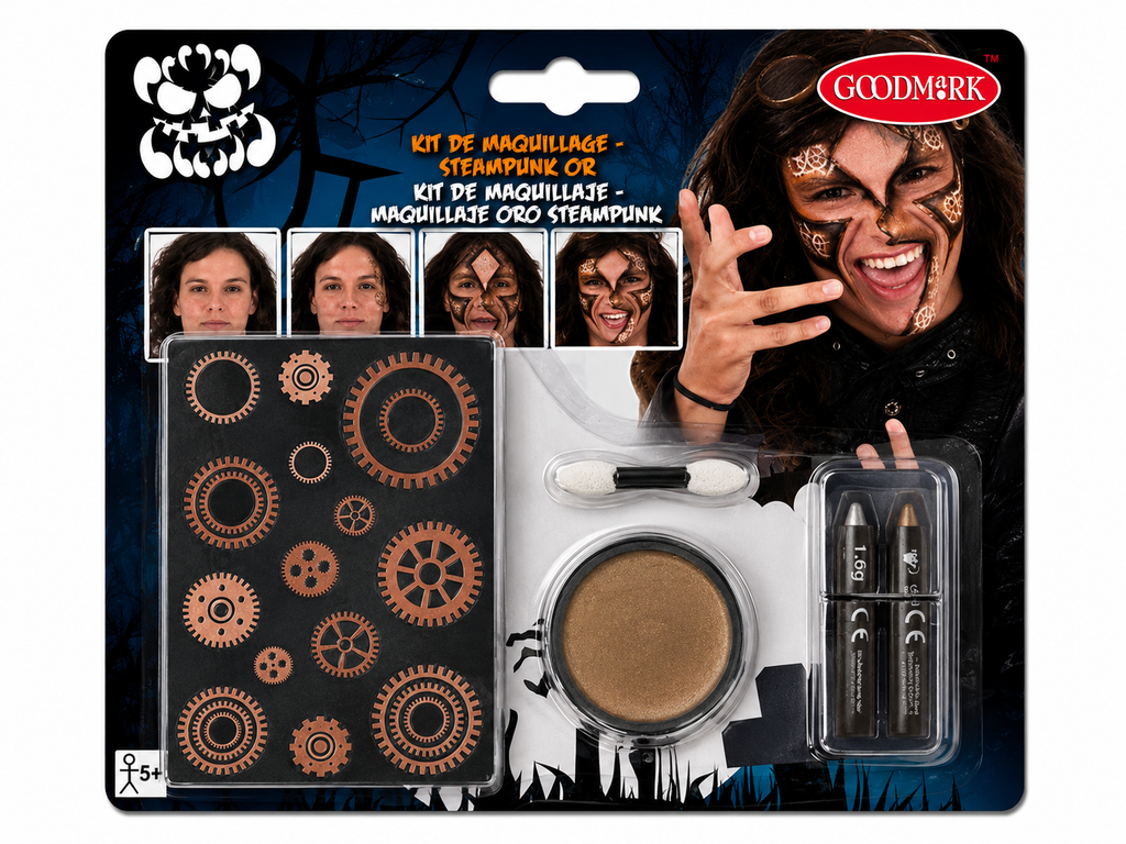 STEAMPUNK GOLD MAKE-UP KIT