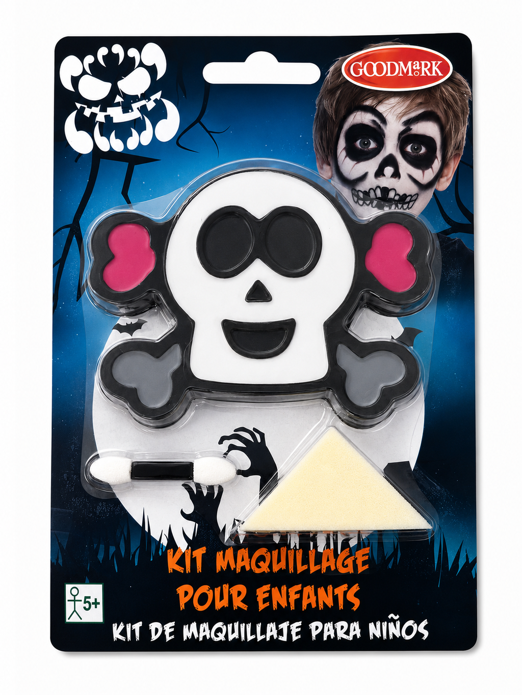 SCHMINKSET FÜR KINDER TOTENKOPF