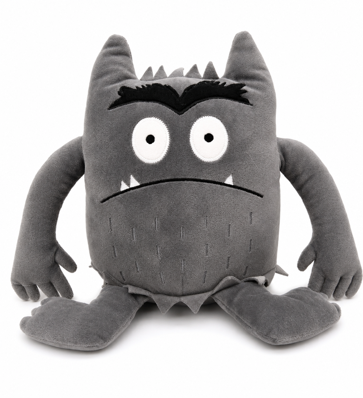 Peluche Monstre gris rigolo " La couleur des émotions "