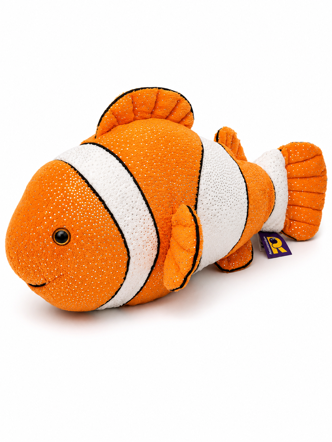 Peluche Poisson-clown orange