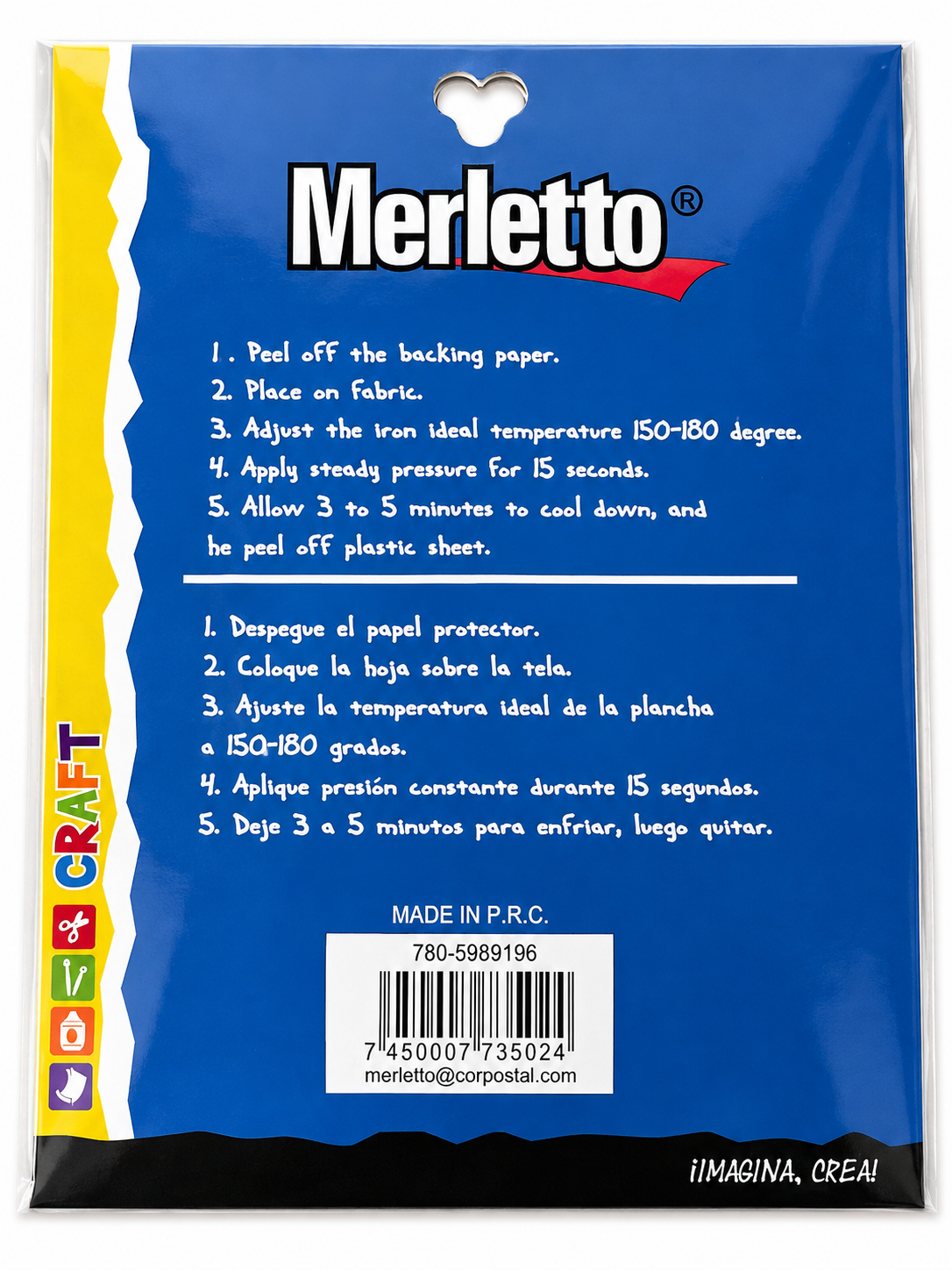 Motif thermocollant strass – Fleurs Or, Rouge & Bleu – Merletto