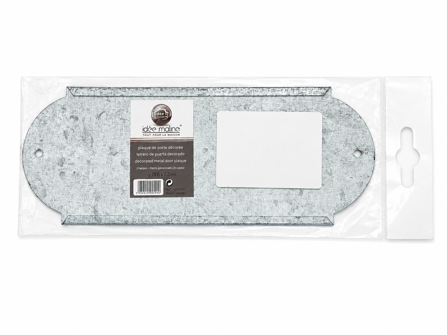 Plaque de porte « TOILETTES – Poussez fort ! » – Style rétro