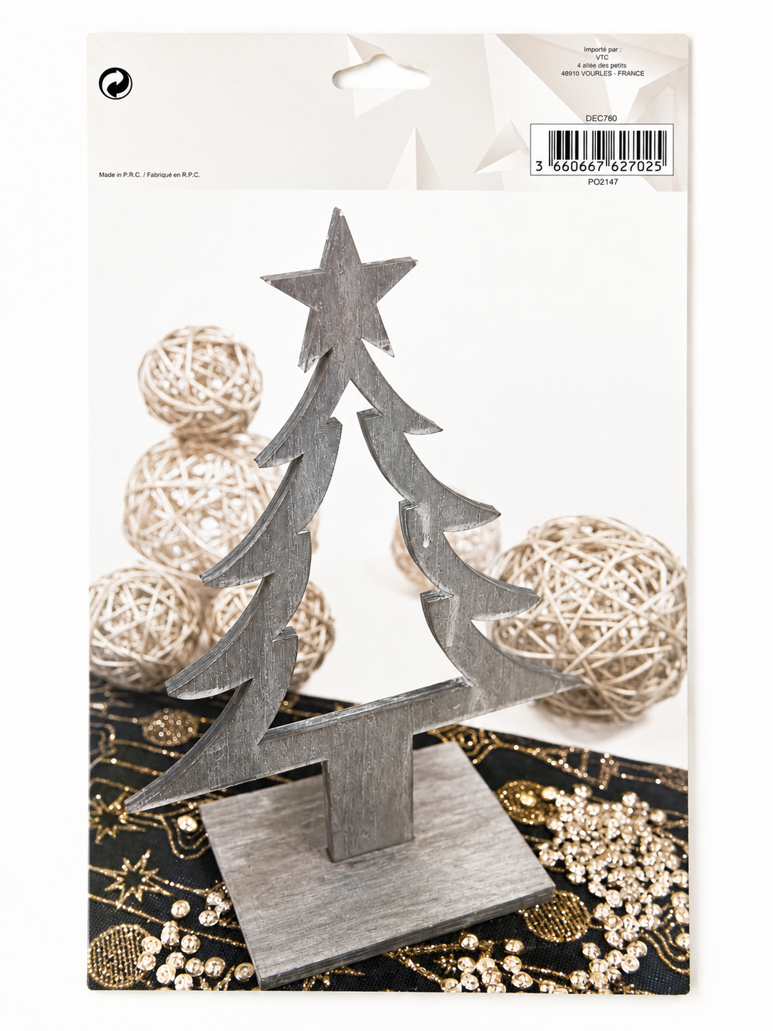 Tannenbaum-Tischdeko zum Zusammenbauen