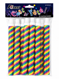 Lot de 10 Sarbacanes de Fête Multicolores