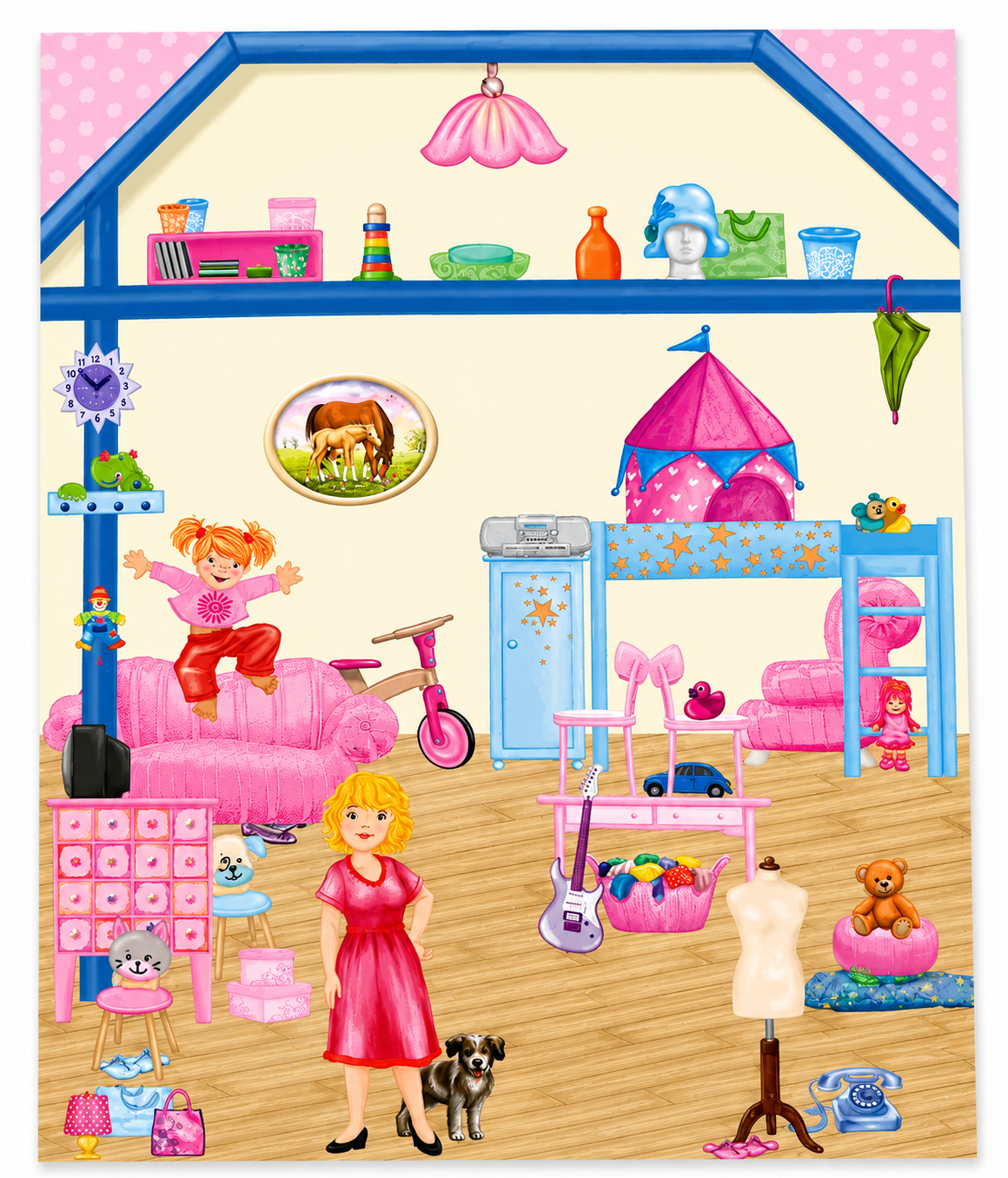 Lot de 2 planches de stickers « Sweet Home » – Depesche