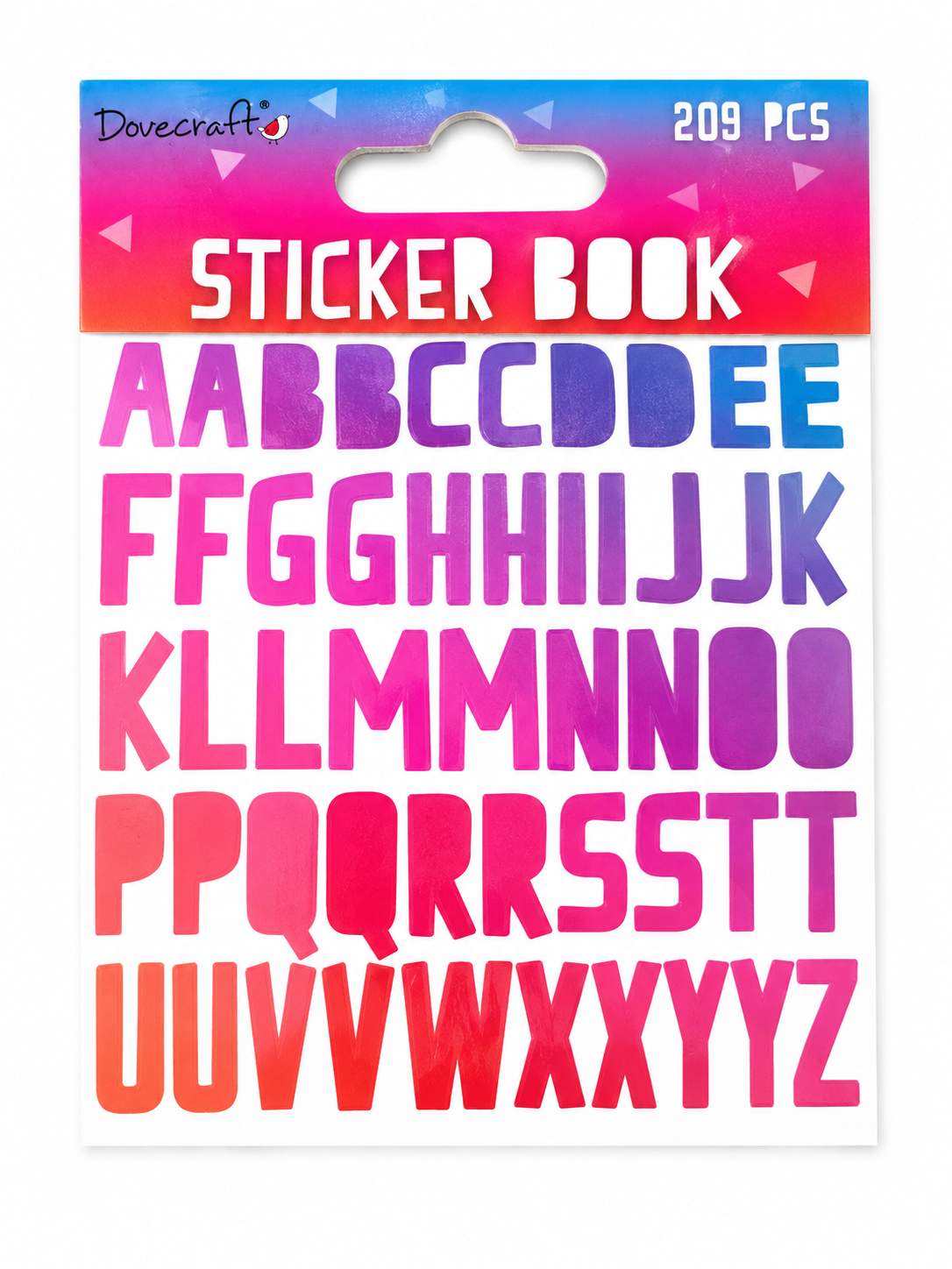 Sticker Book Dovecraft – 209 stickers – Thème sport & motivation