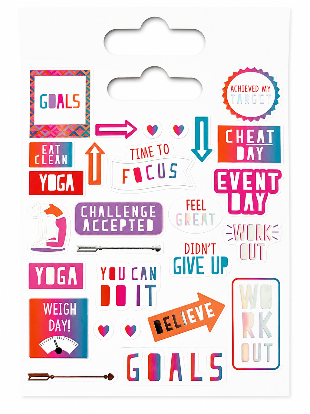 Sticker Book Dovecraft – 209 stickers – Thème sport & motivation