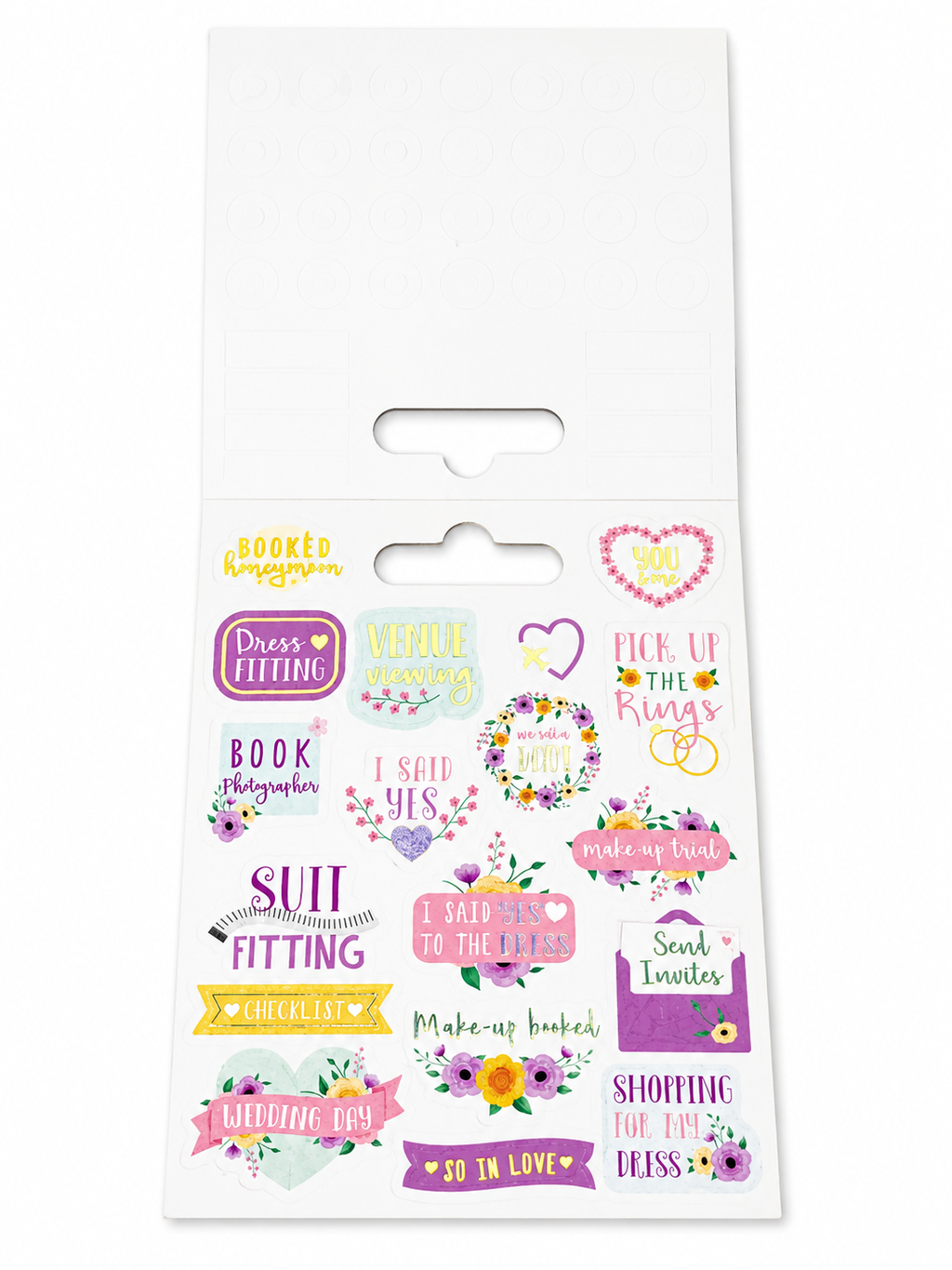 Sticker Book Dovecraft – 249 stickers – Mariage & organisation
