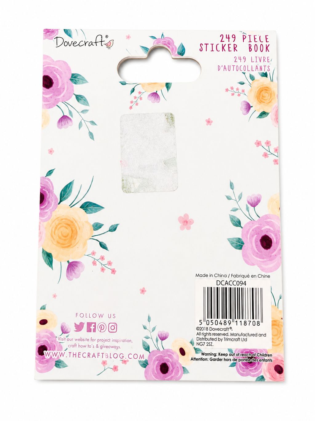 Sticker Book Dovecraft – 249 stickers – Mariage & organisation