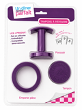 Set de tampons à pâtisserie en silicone – « Un dîner presque parfait » – Rose ou Violet