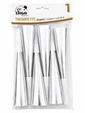SILBERNE TROMPETE 6ER-PACK